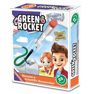 Blast Launch!™ Green Rocket Launcher - STEM Educational Learning Kit