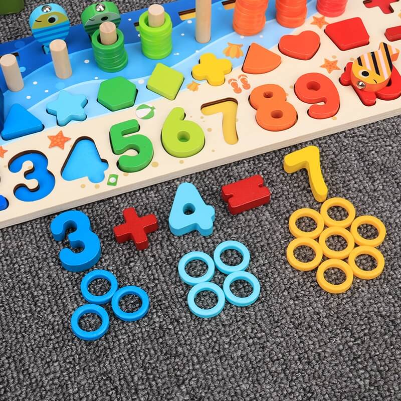 Mathio™ - Montessori Educational Wooden Math Board Set