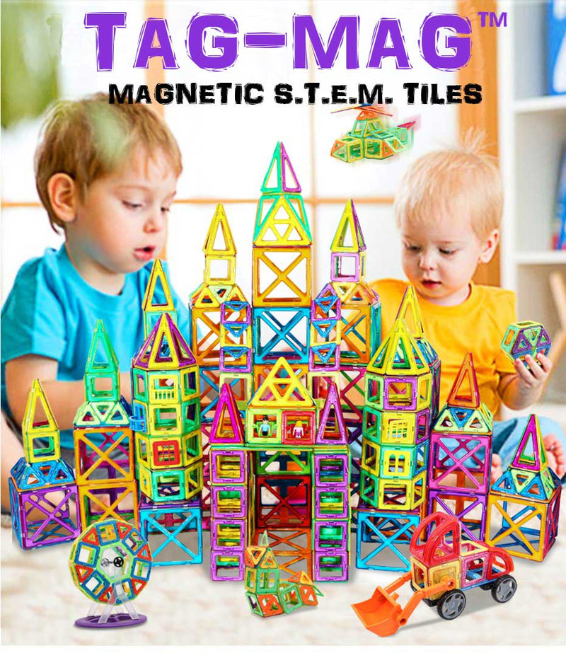 Tag-Mag™ - STEM 3D Brain Teaser Magnetic Tiles